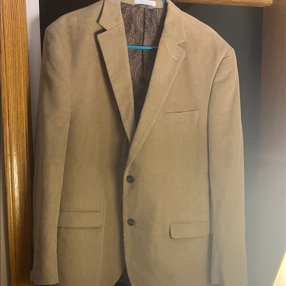 Chaps Men's Elegant Beige Blazer